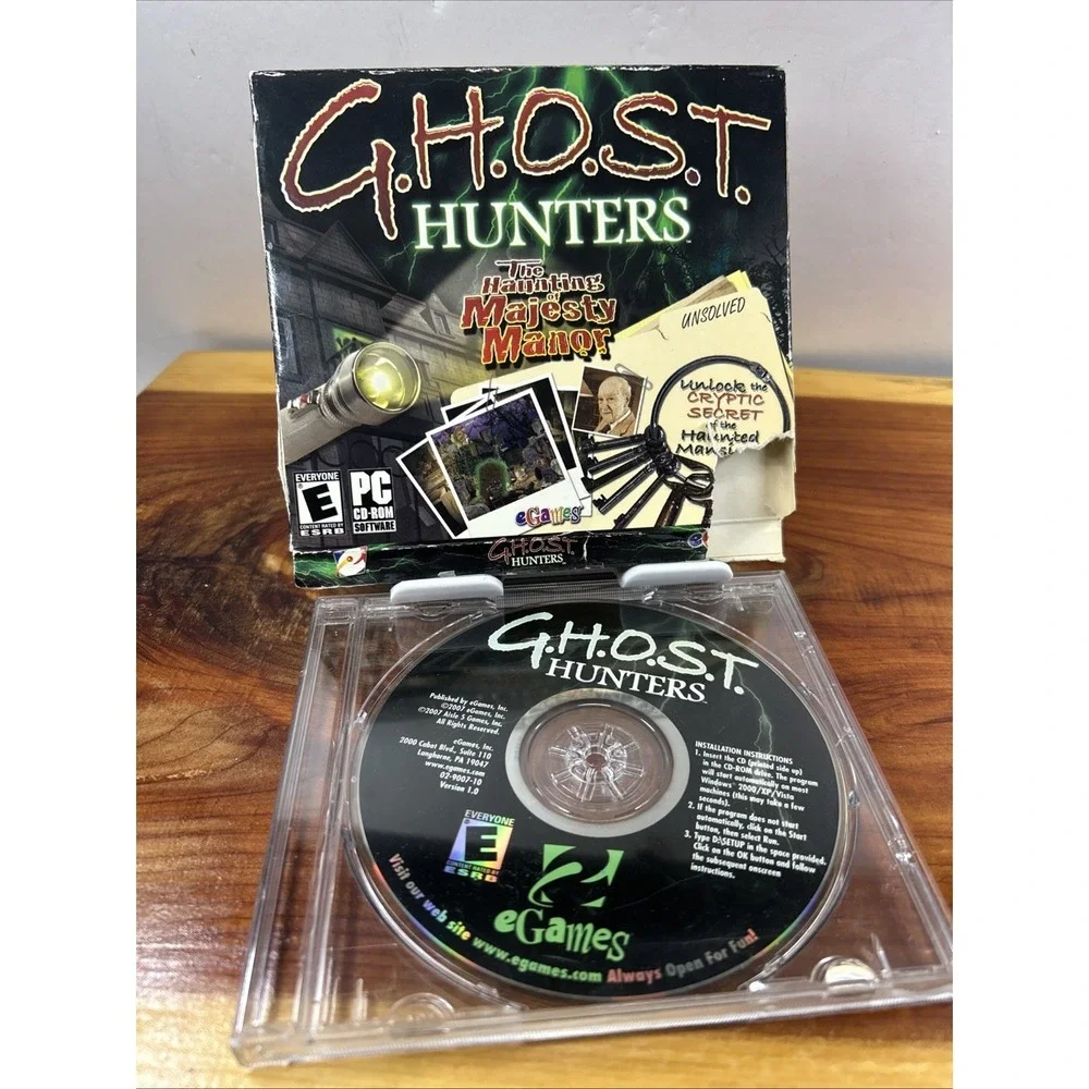 Ghost Hunters The Haunting of Majesty Manor PC Tested Video Game Used‎